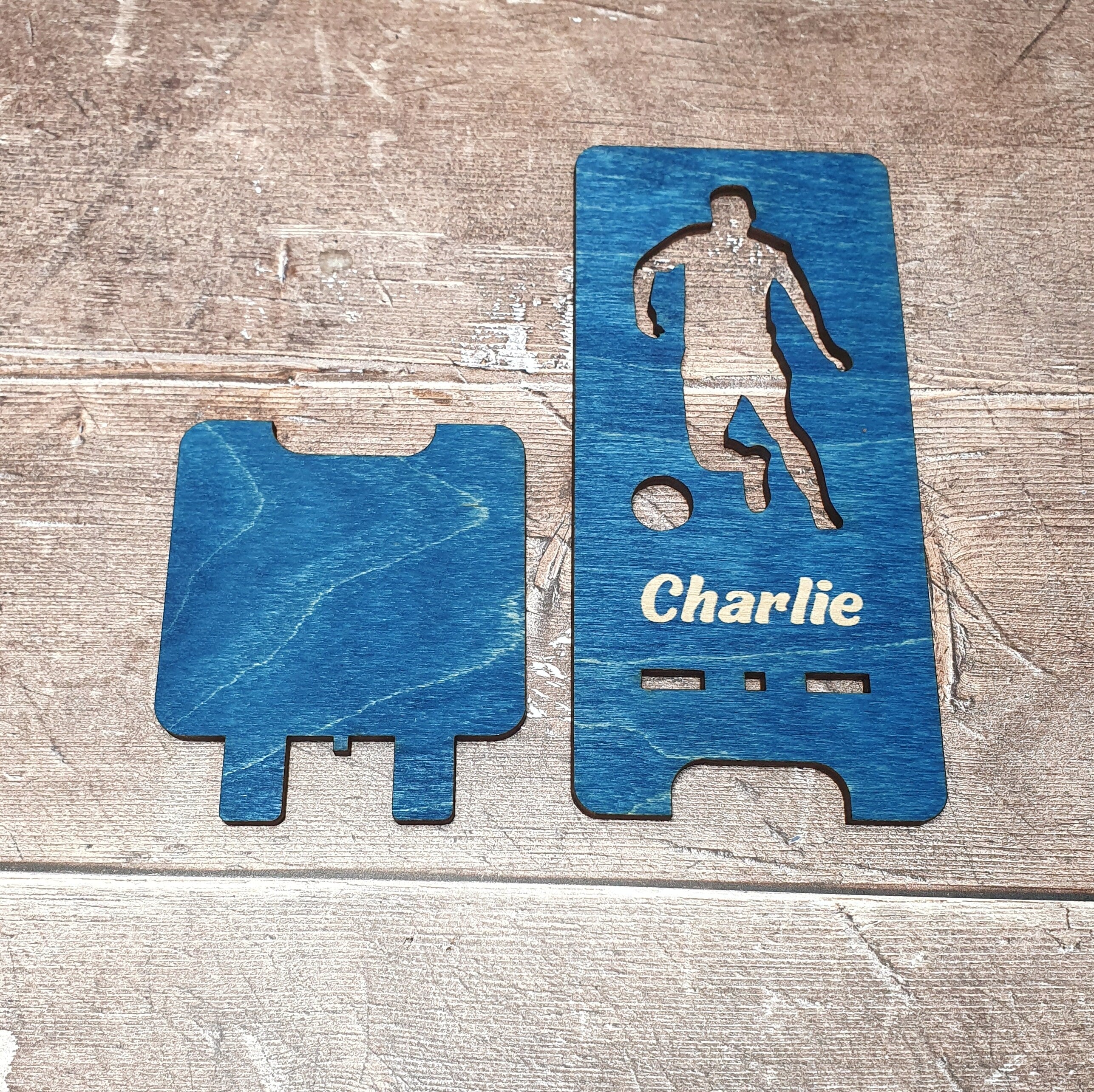 Personalised Wood Phone Stands, Phone holder Gift, Mobile Phone Stand, Collapsible Phone Stand, Birthday Gift, Fathers Day Gift