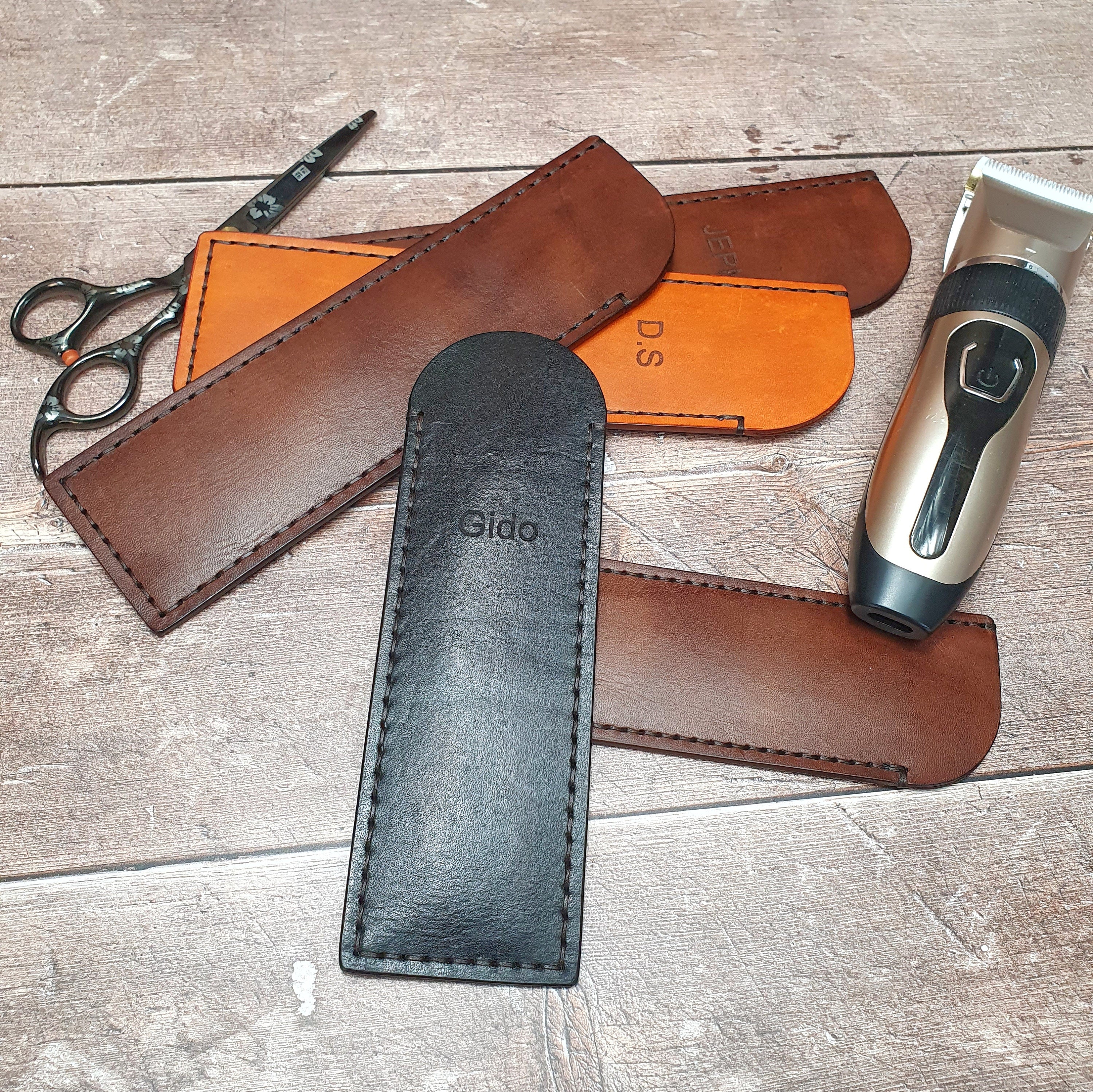 Handmade Leather Comb Sheath: Men's Beard & Hair Care