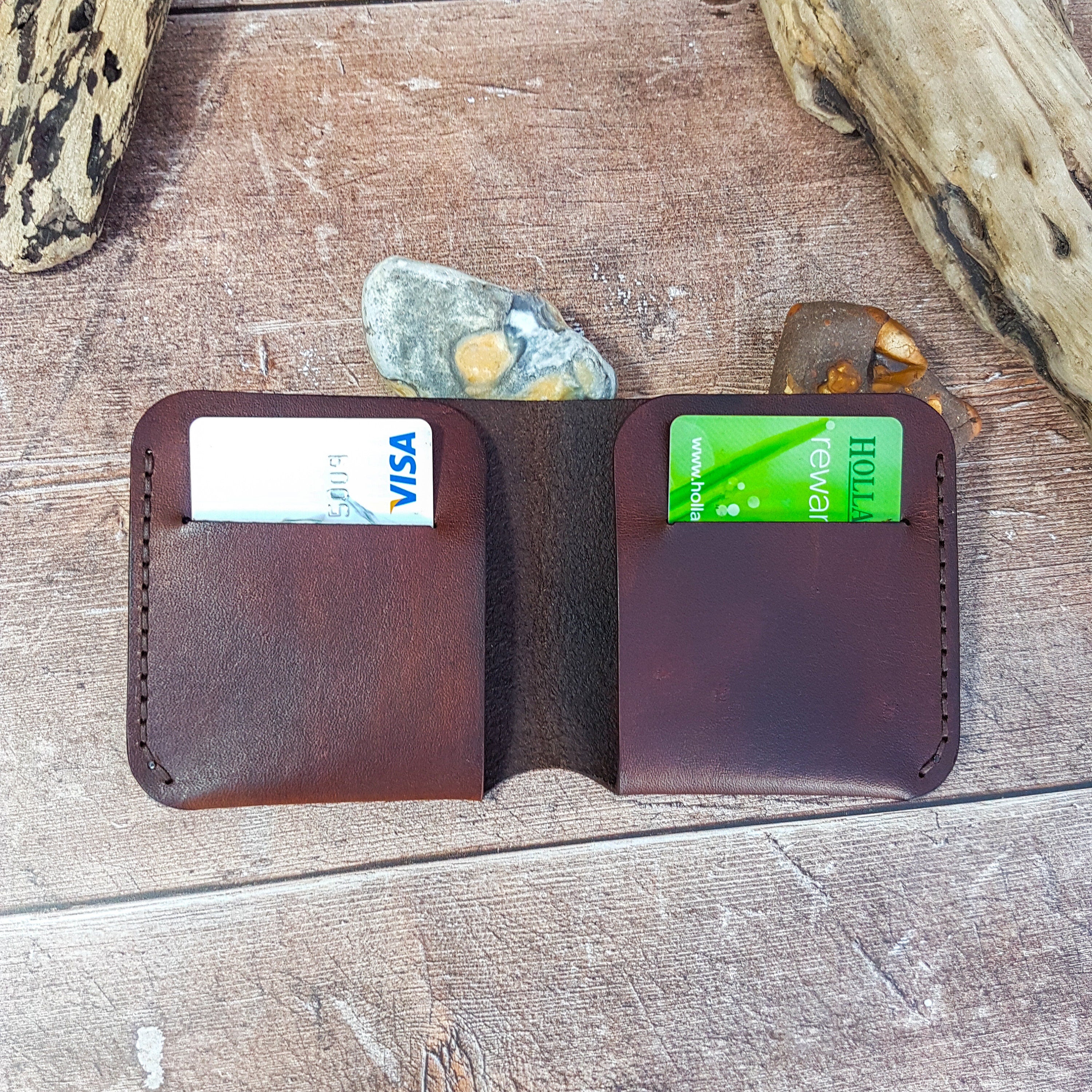 Leather Bi-fold Wallet, Simple Leather Wallet For Cards & Cash, Unisex Leather Wallet, Minimalist Leather Cash Wallet, Multi Currency Wallet