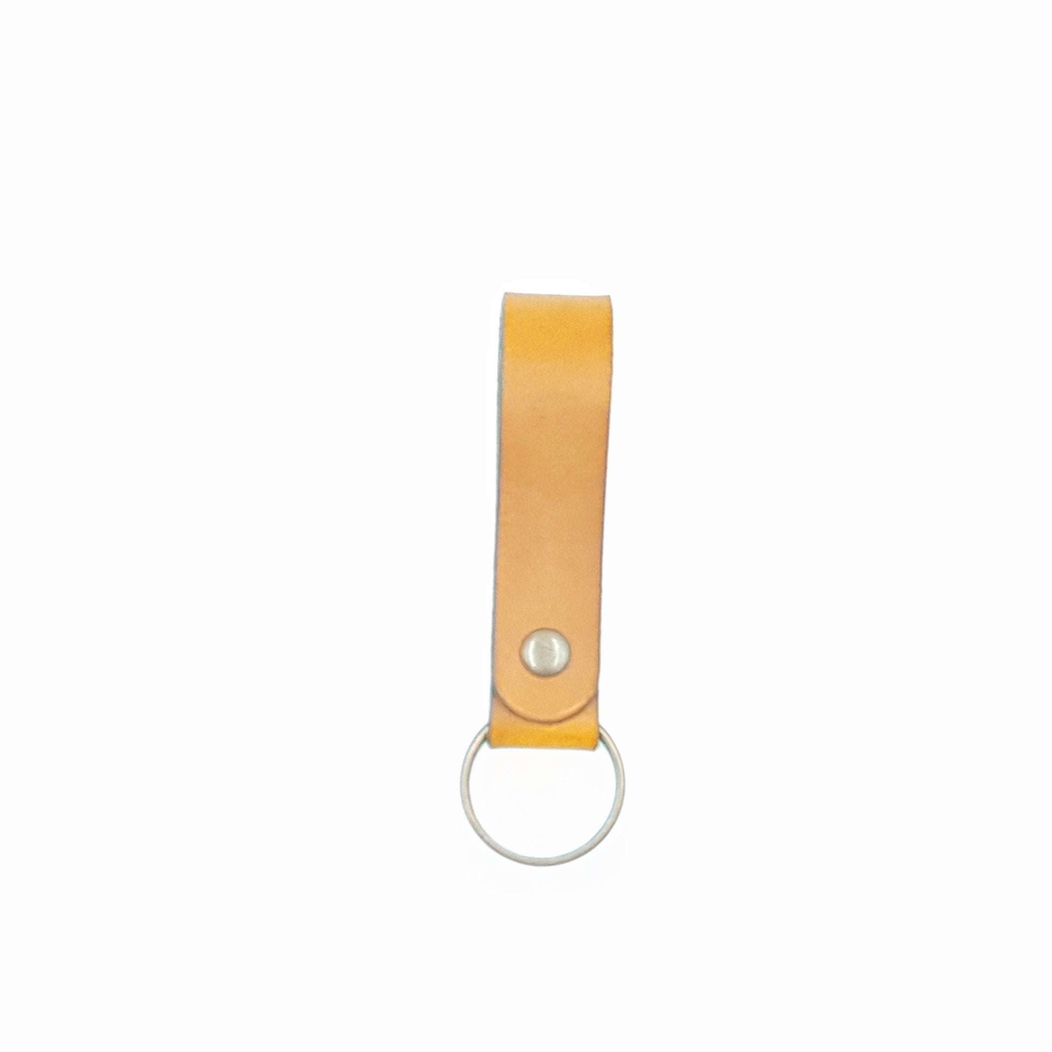 Leather Keychain, Handmade Real Leather Keyring, Personalised Leather Keychain, Custom Made Leather Keyring, Loop Keychain