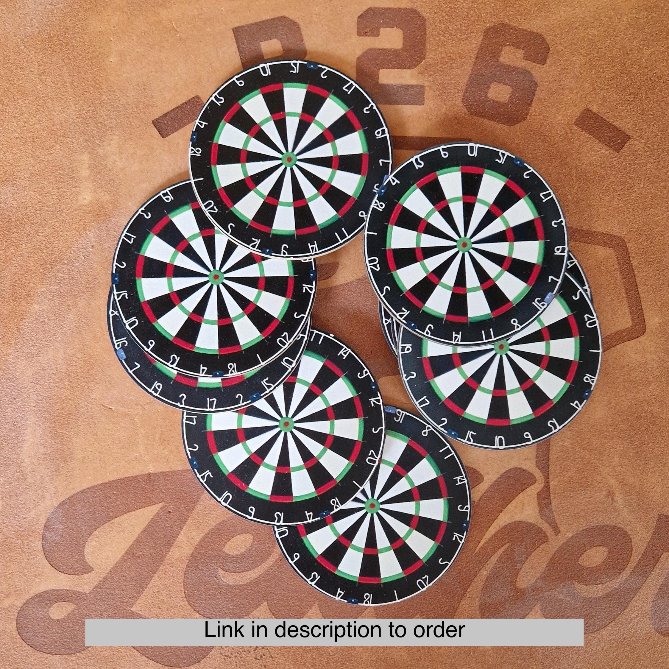 Leather Darts Pouch, Personalised Leather Darts Wallet, Handcrafted Dart Player Gift, Protective Darts Case, Darts Tournament Gift