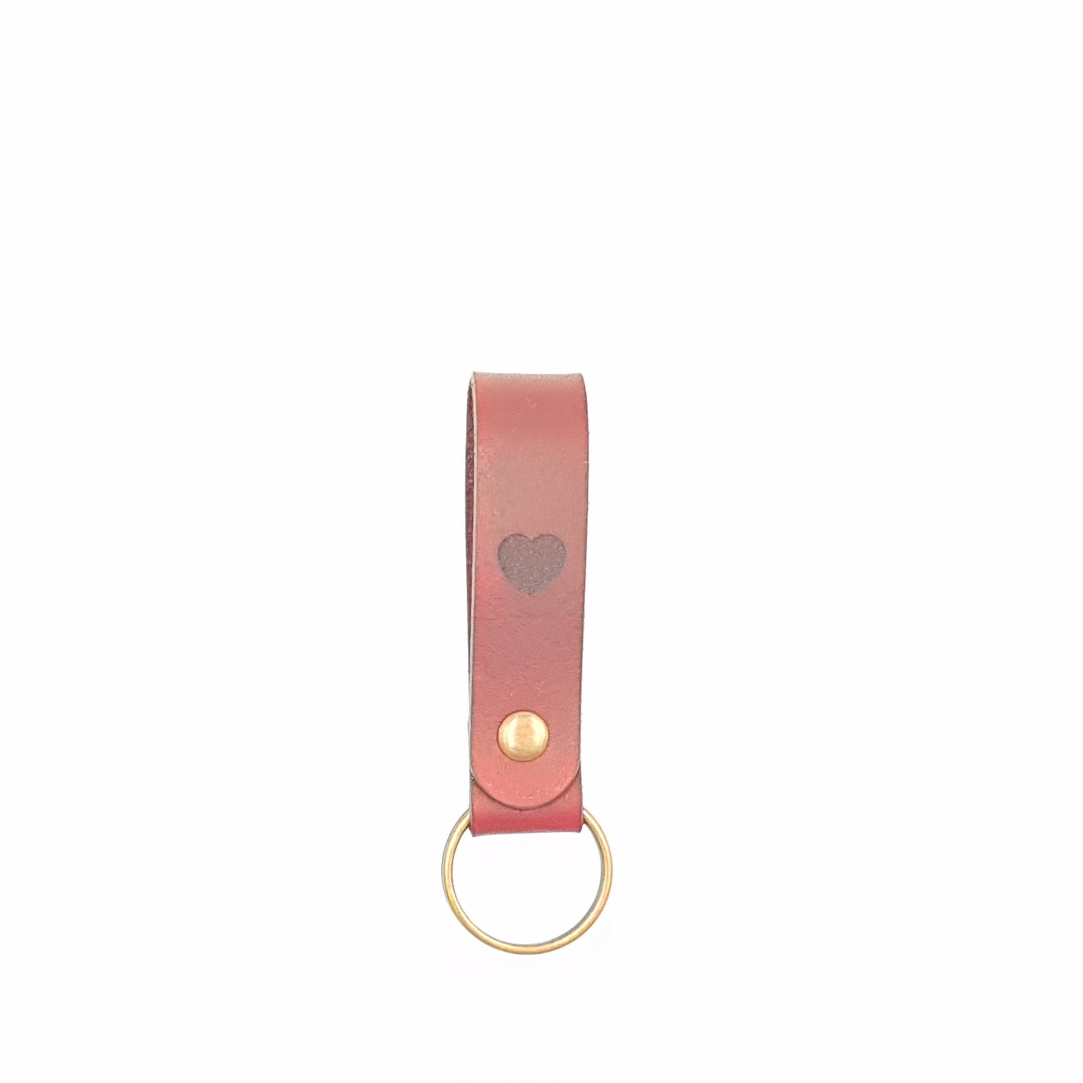 Leather Keychain, Handmade Real Leather Keyring, Personalised Leather Keychain, Custom Made Leather Keyring, Loop Keychain