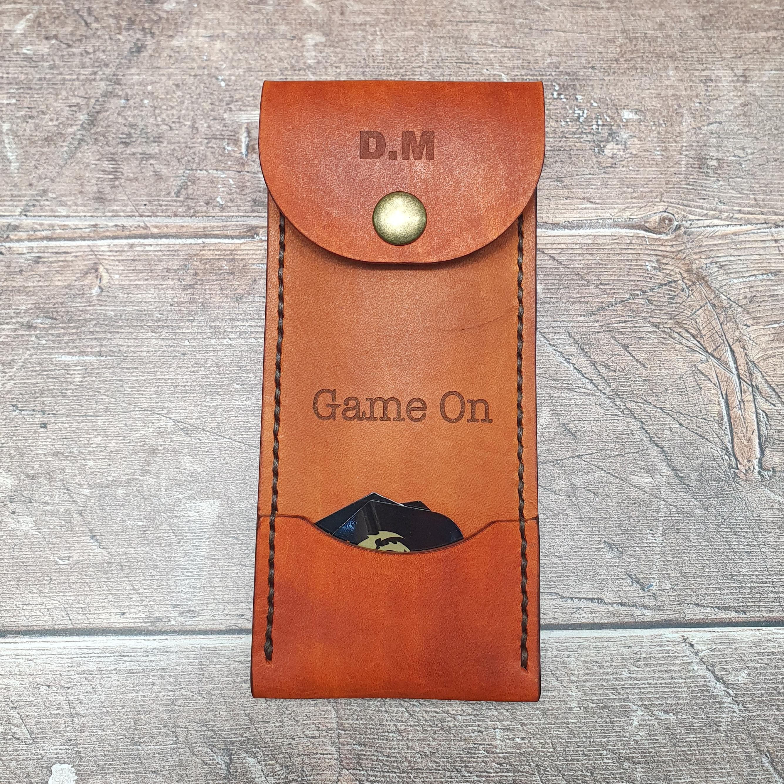 Leather Darts Pouch, Personalised Leather Darts Wallet, Handcrafted Dart Player Gift, Protective Darts Case, Darts Tournament Gift