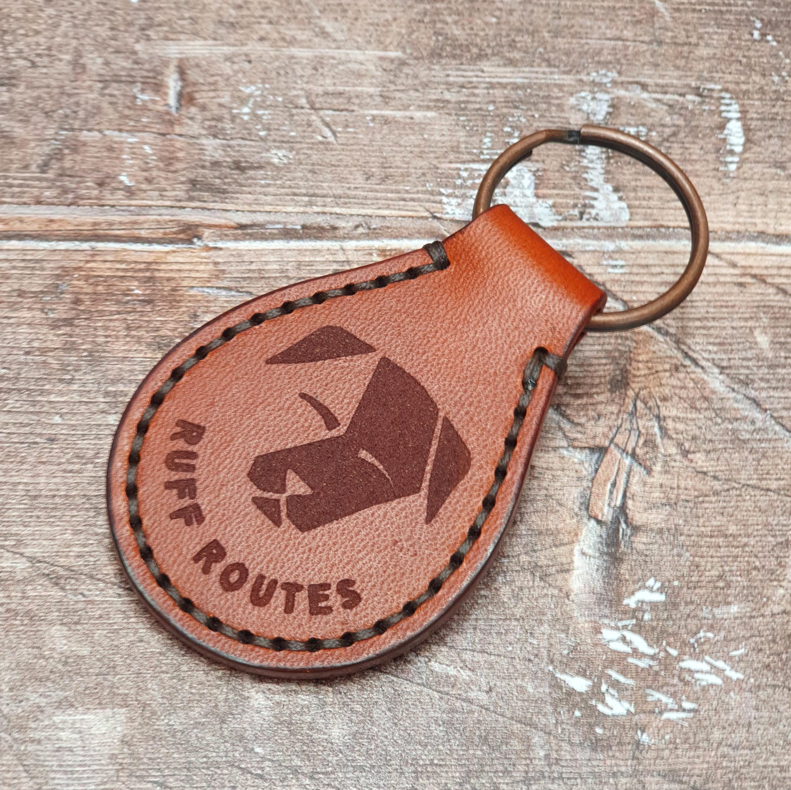 Custom Leather Key Fobs, Custom Made Leather Keyrings, Company Logo Key Fob, Clipart Logo Keyrings, Leather Key fobs, Personalised Keyring