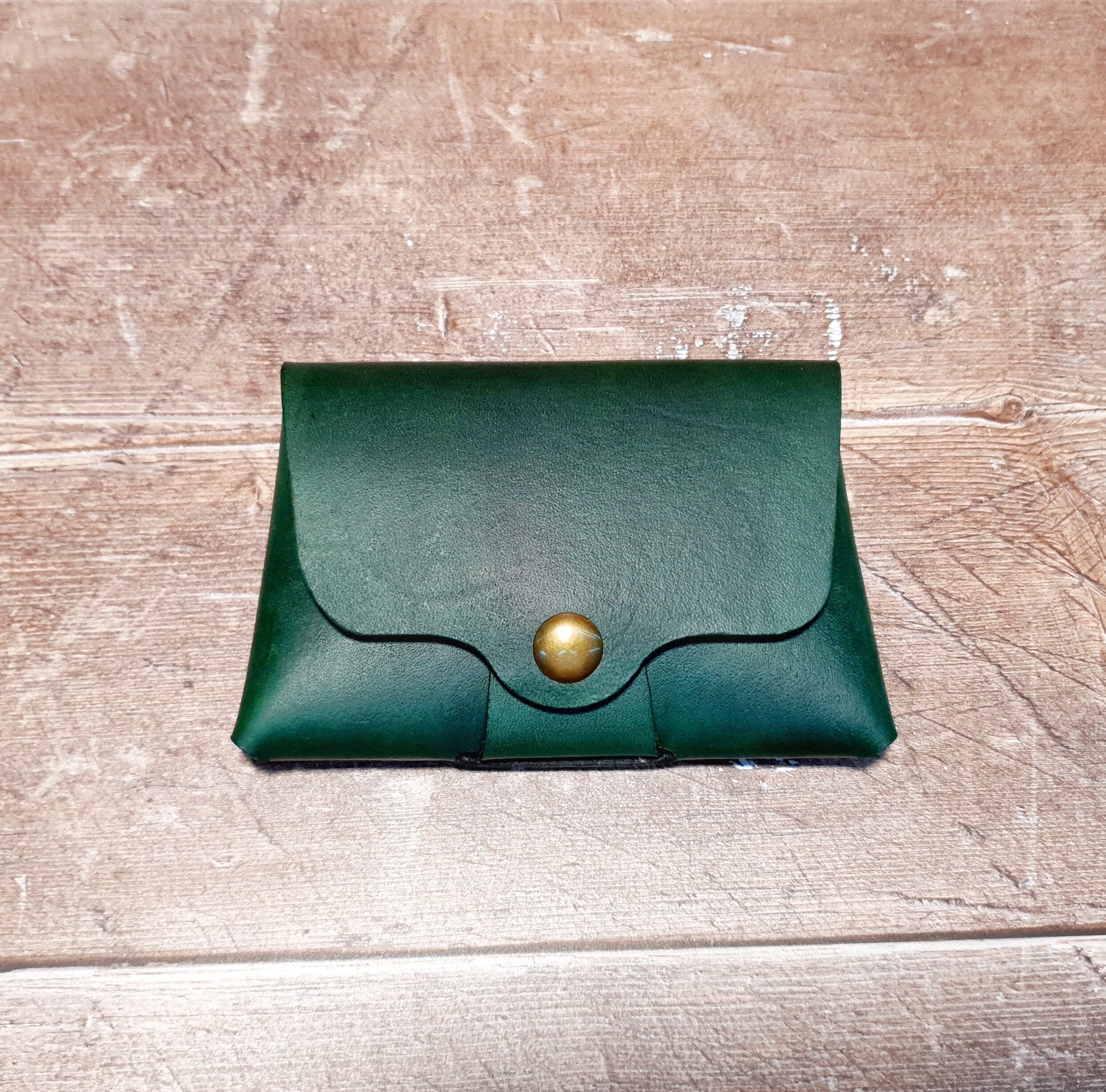 Leather Card Wallet, Handmade Leather Money Purse, Leather Cash Wallet, Magnetic Money Wallet, Stitchless Card Case Money Holder