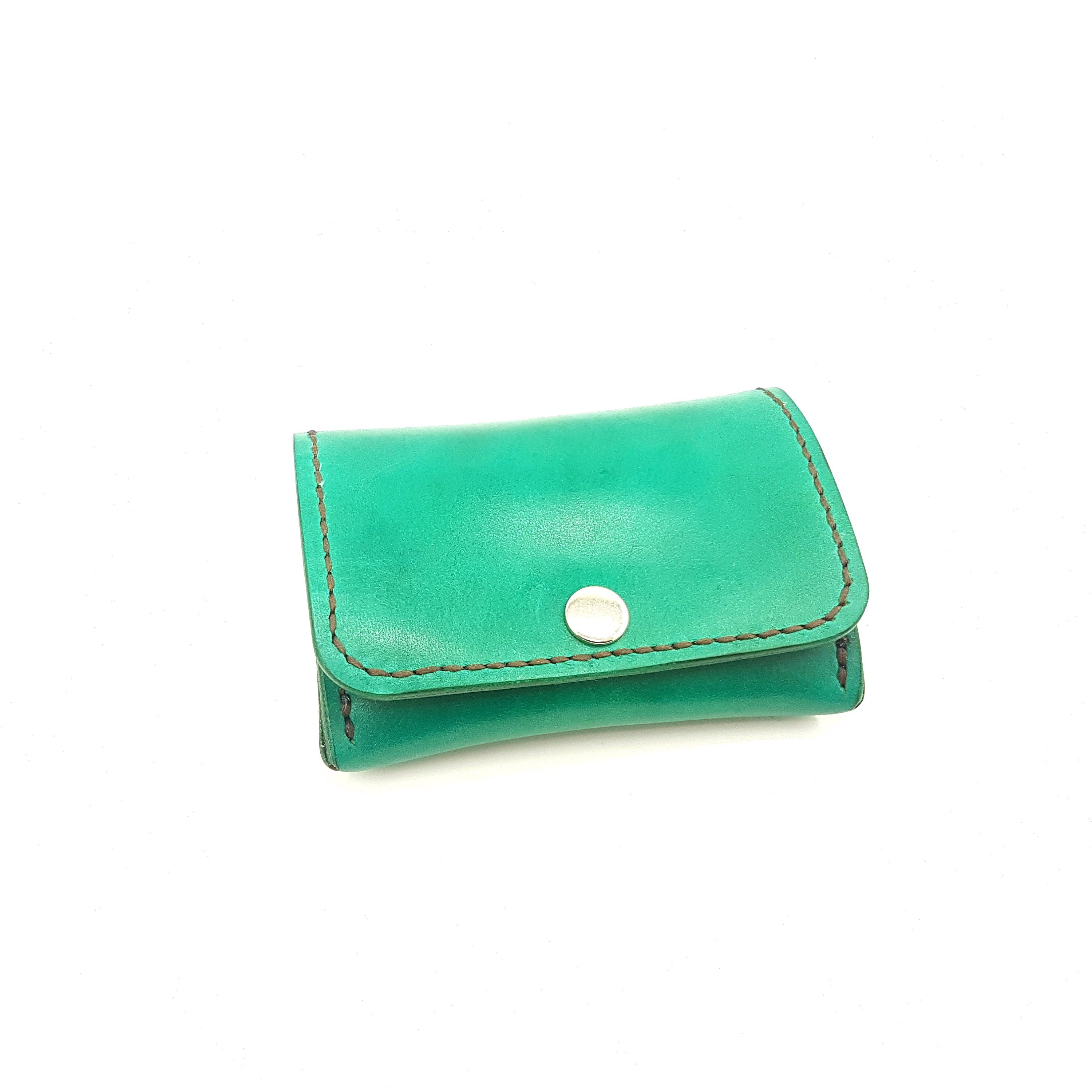 Leather Pouch Wallet, Leather Coin Purse, Unisex Coin Pouch, Leather Coin Purse Wallet With Card Holder, Coin and Card Wallet Case