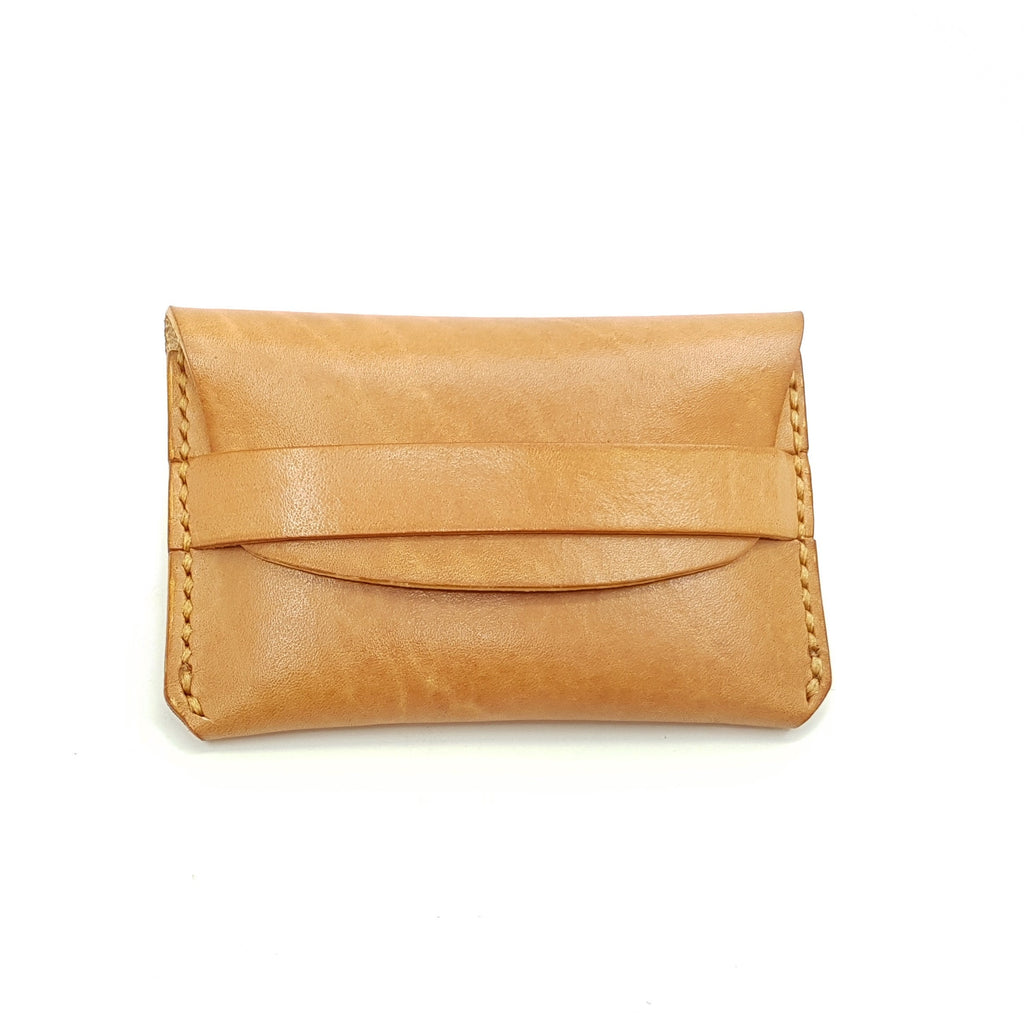 Leather Card Wallet-Full Grain Leather Card Case- Leather Card Holder-Envelope Style Card Wallet-Personalised Leather Gift-Christmas Gift