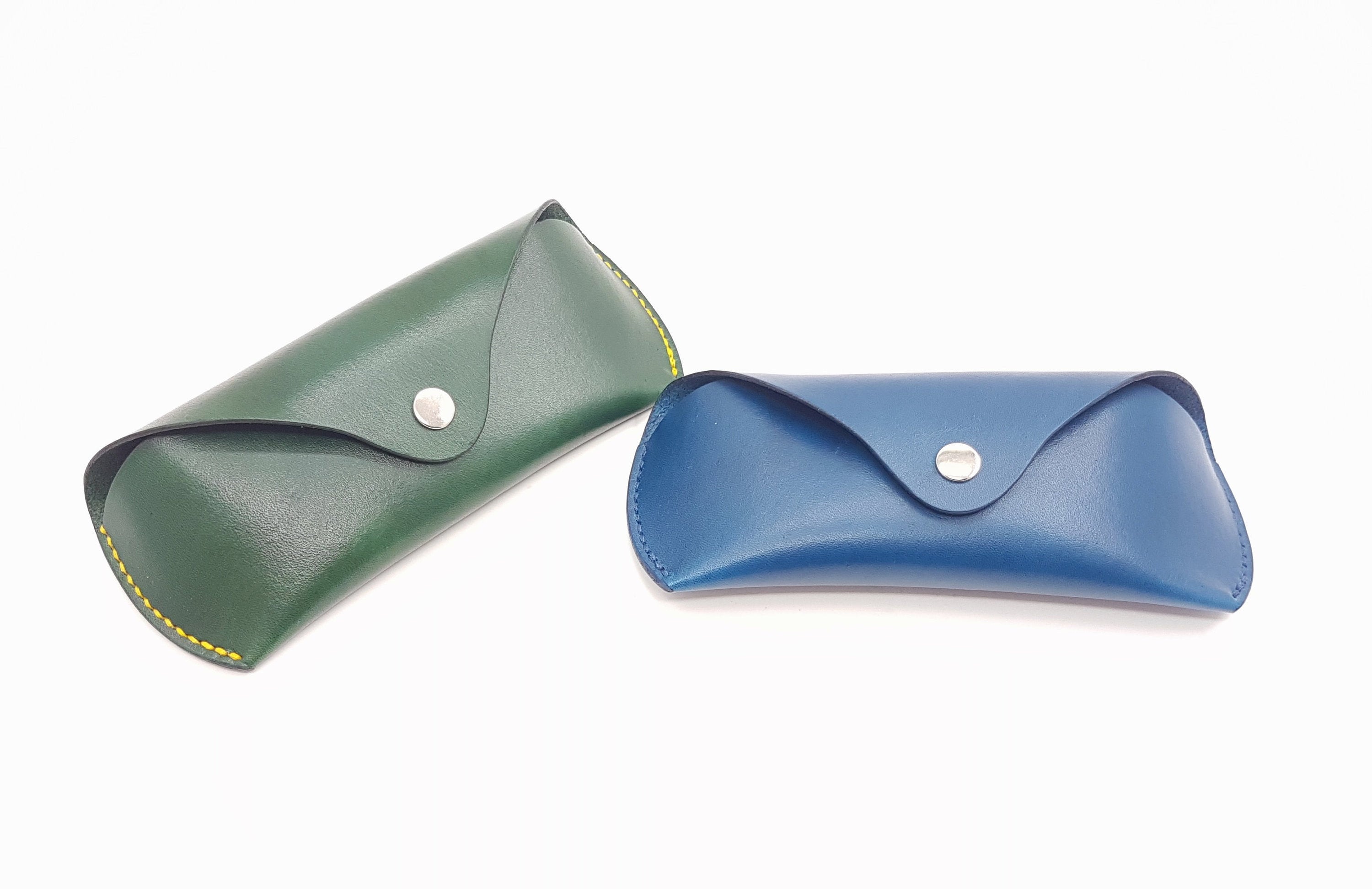 Personalised Leather Glasses Case-Protective specs Case-Handcrafted Glasses Case-Sunglasses Case-Magnetic Button