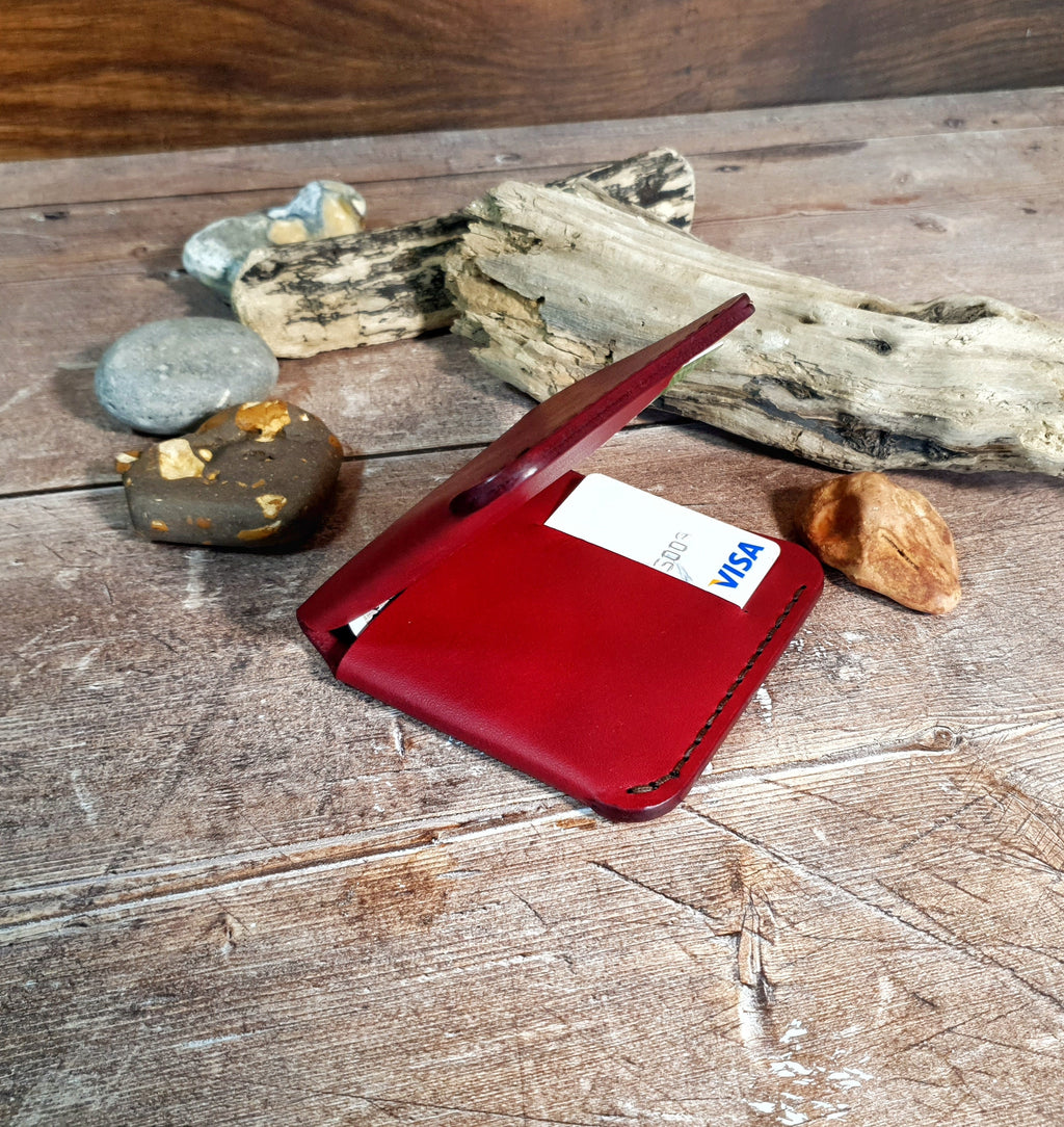 Leather Bi-fold Wallet, Simple Leather Wallet For Cards & Cash, Unisex Leather Wallet, Minimalist Leather Cash Wallet, Multi Currency Wallet