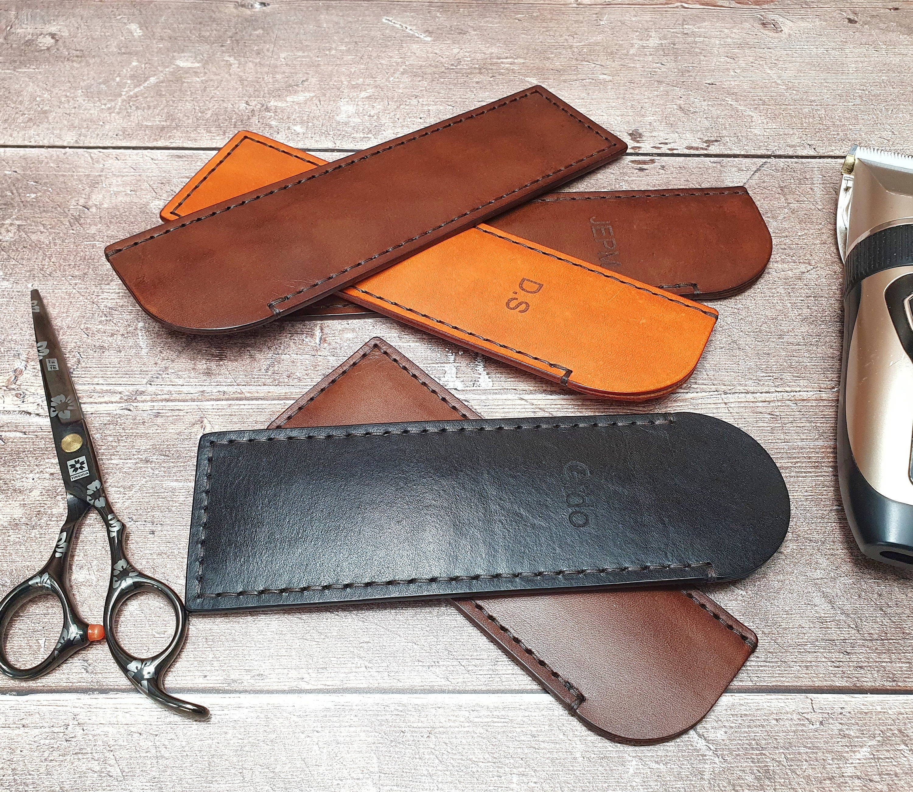 Handmade Leather Comb Sheath: Men's Beard & Hair Care