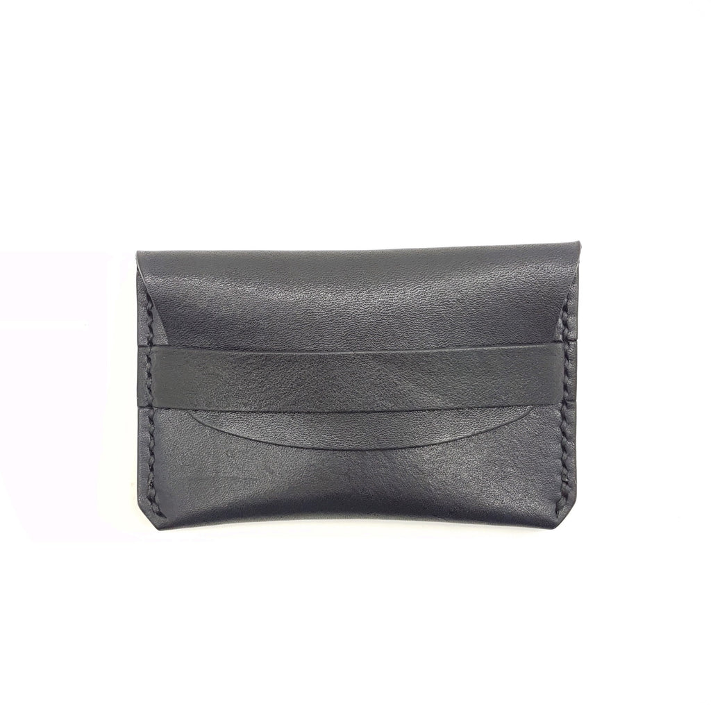 Leather Card Wallet-Full Grain Leather Card Case- Leather Card Holder-Envelope Style Card Wallet-Personalised Leather Gift-Christmas Gift