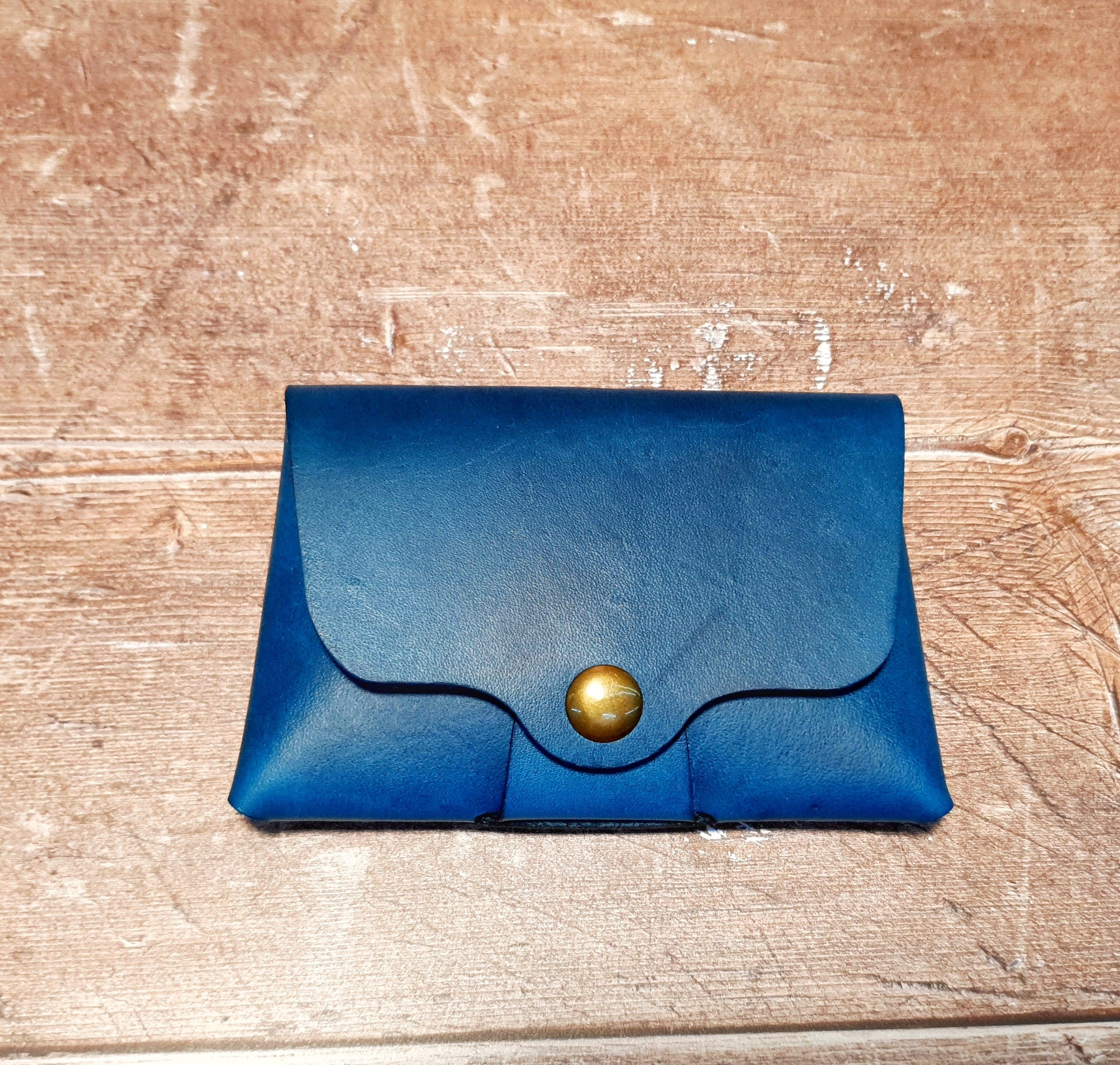 Leather Card Wallet, Handmade Leather Money Purse, Leather Cash Wallet, Magnetic Money Wallet, Stitchless Card Case Money Holder