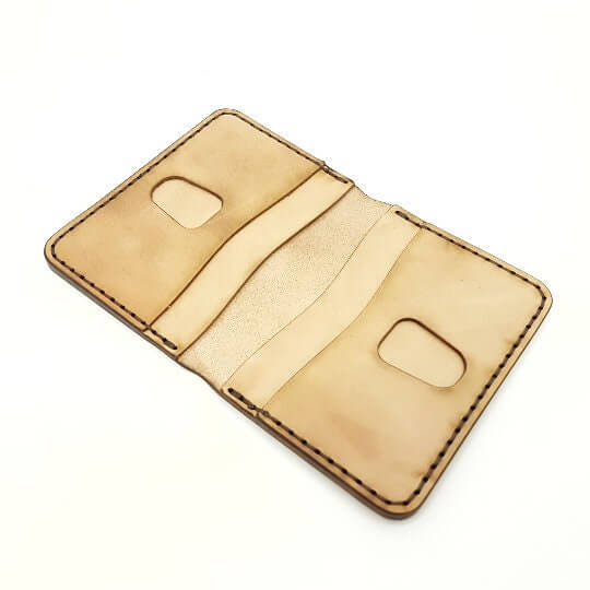 Leather Card Wallet PDF Template: Folding Card Case Pattern (Digital Download)