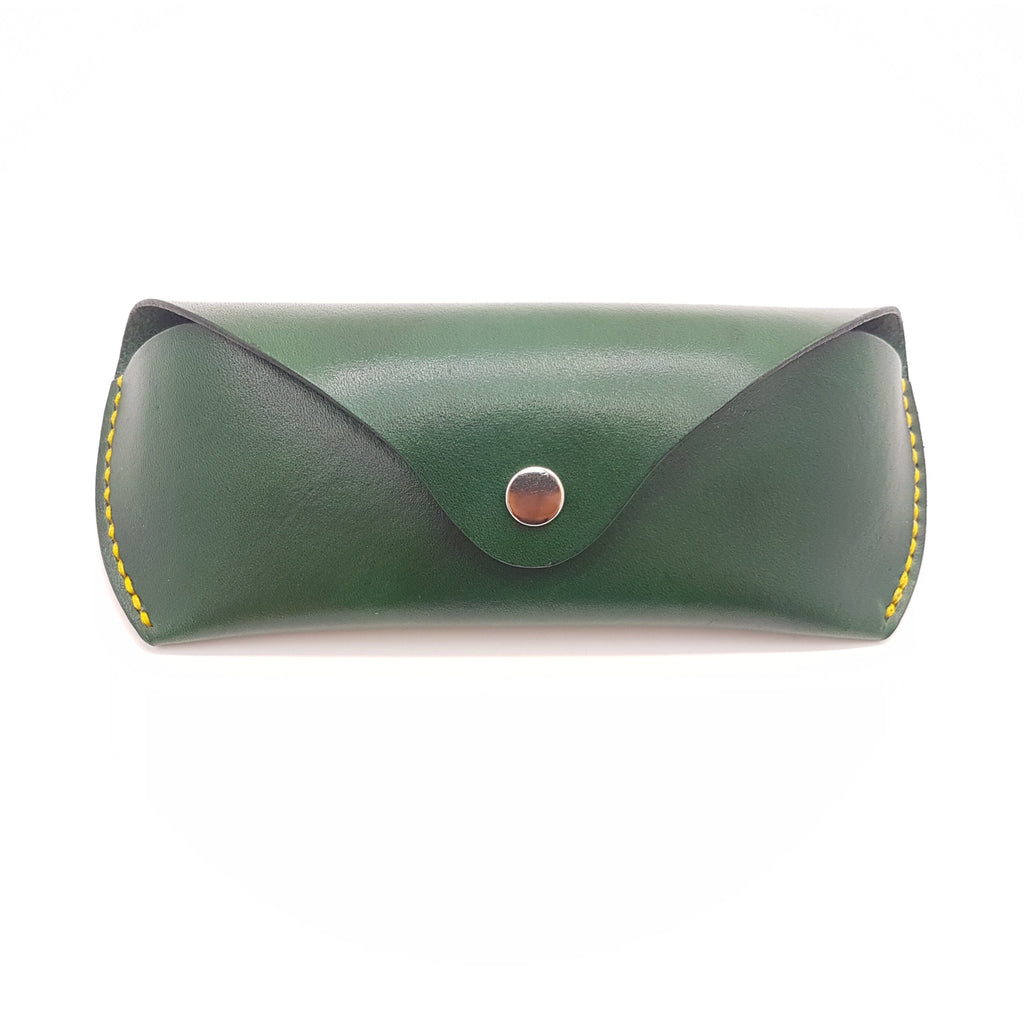 Personalised Leather Glasses Case-Protective specs Case-Handcrafted Glasses Case-Sunglasses Case-Magnetic Button