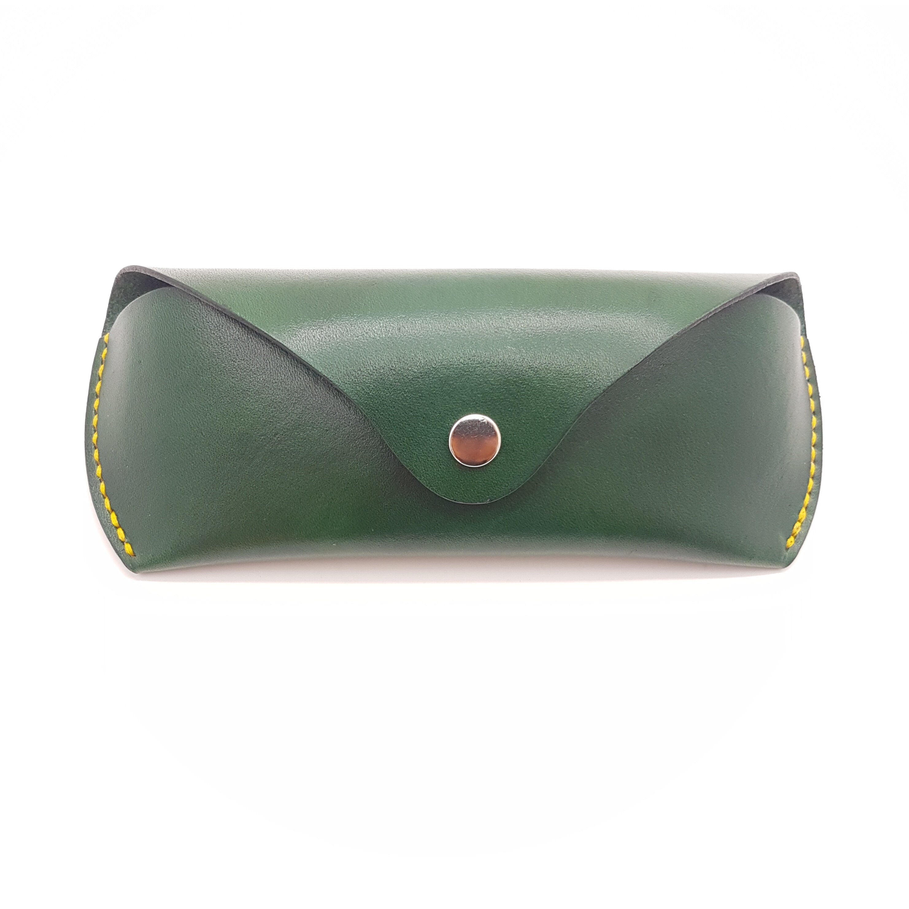 Personalised Leather Glasses Case-Protective specs Case-Handcrafted Glasses Case-Sunglasses Case-Magnetic Button