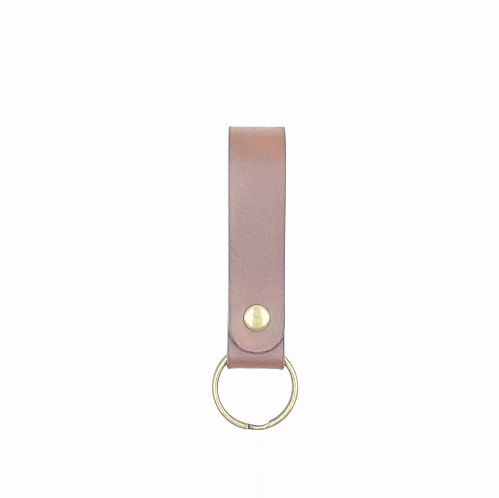 Leather Keychain, Handmade Real Leather Keyring, Personalised Leather Keychain, Custom Made Leather Keyring, Loop Keychain