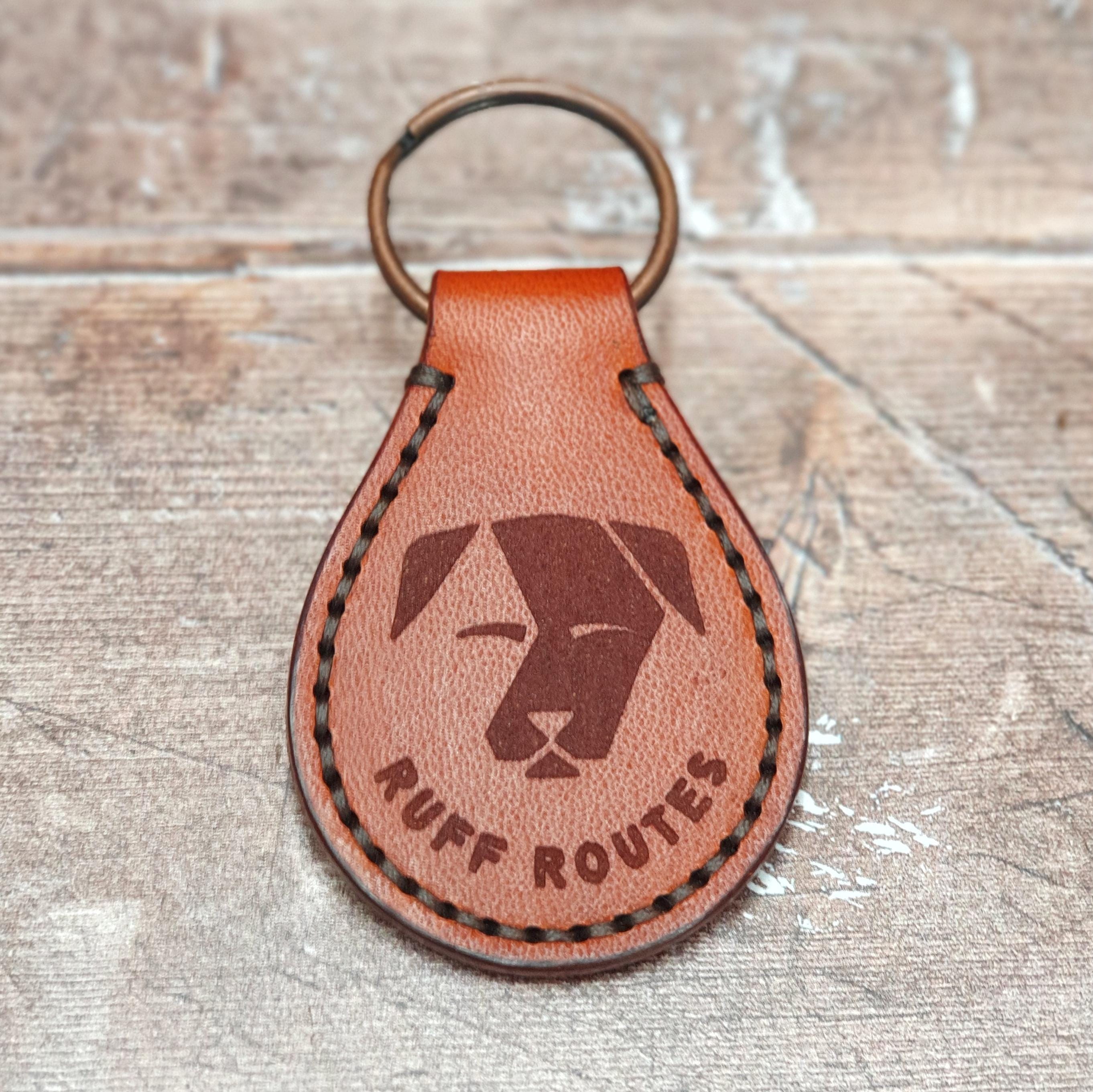 Custom Leather Key Fobs, Custom Made Leather Keyrings, Company Logo Key Fob, Clipart Logo Keyrings, Leather Key fobs, Personalised Keyring