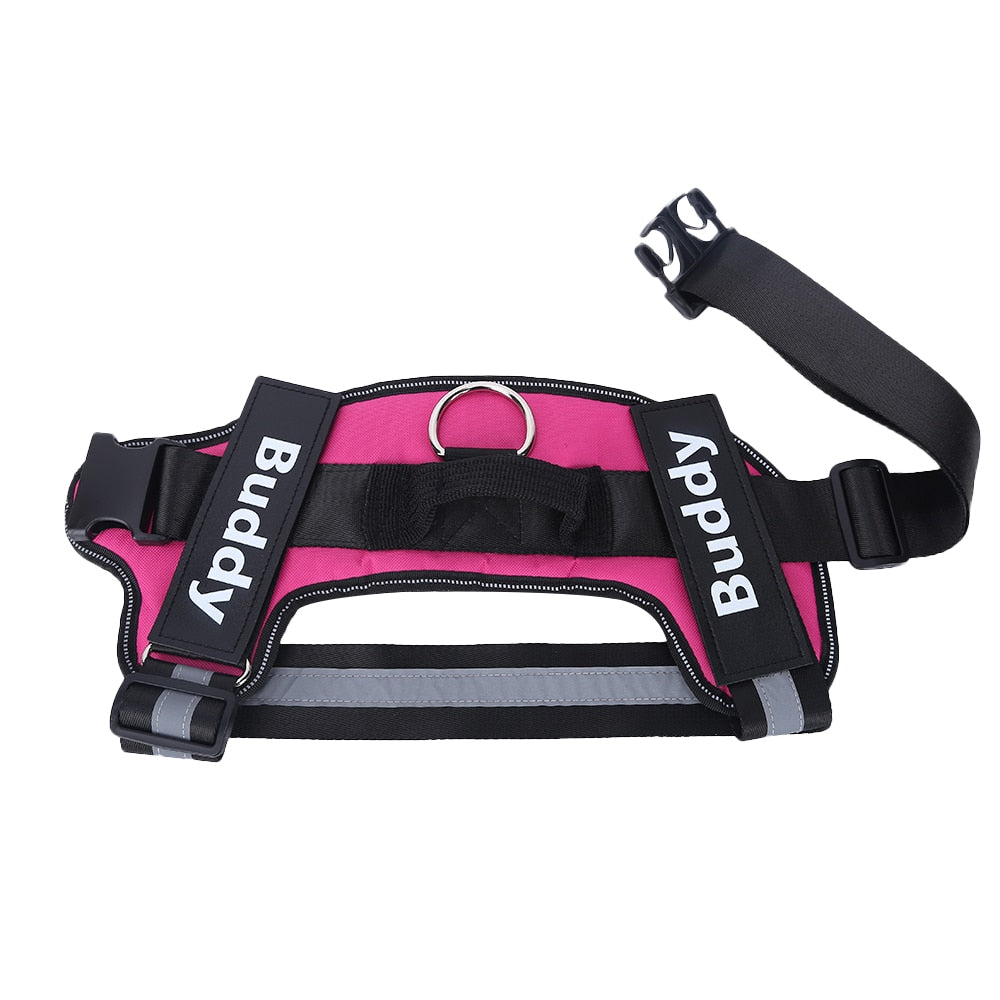 Personalised No-Pull Dog Harness with Reflective Strip