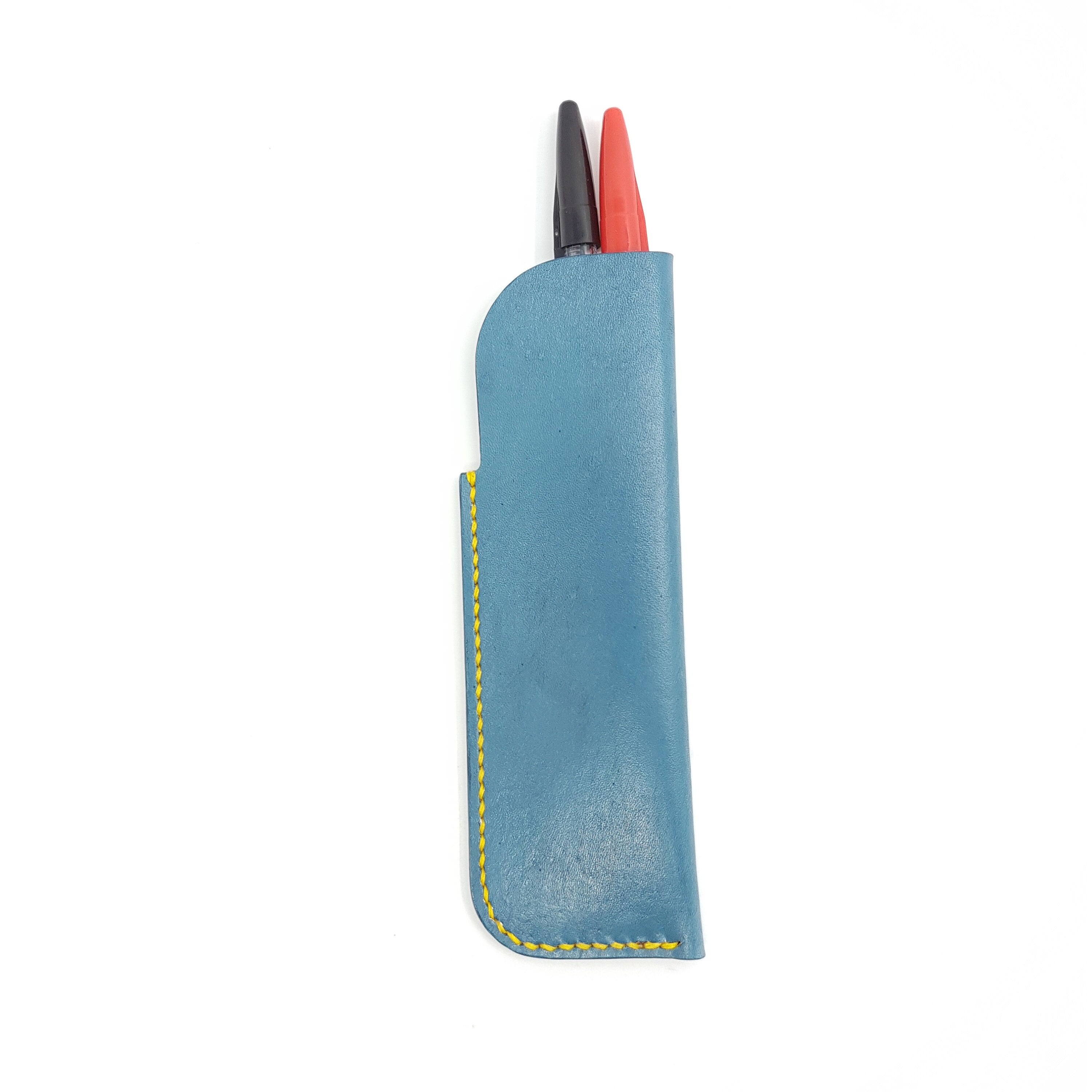 Digital Download Leather Pen Sleeve Pattern, Printable Leather Pen Sleeve, PDF Download Pen Case Pattern, Leathercraft Pen Case Pattern
