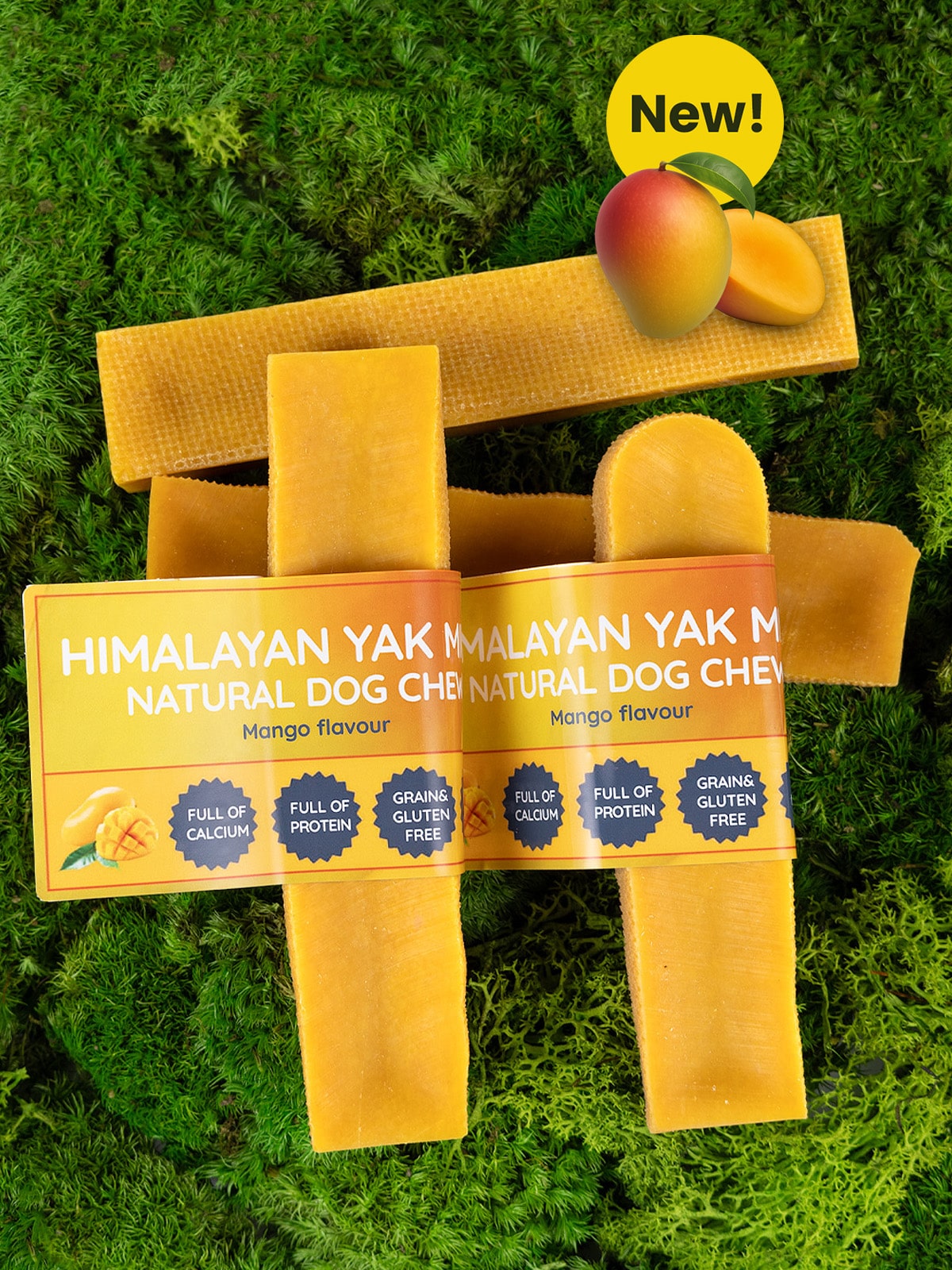 Mango Yak Dog Chew