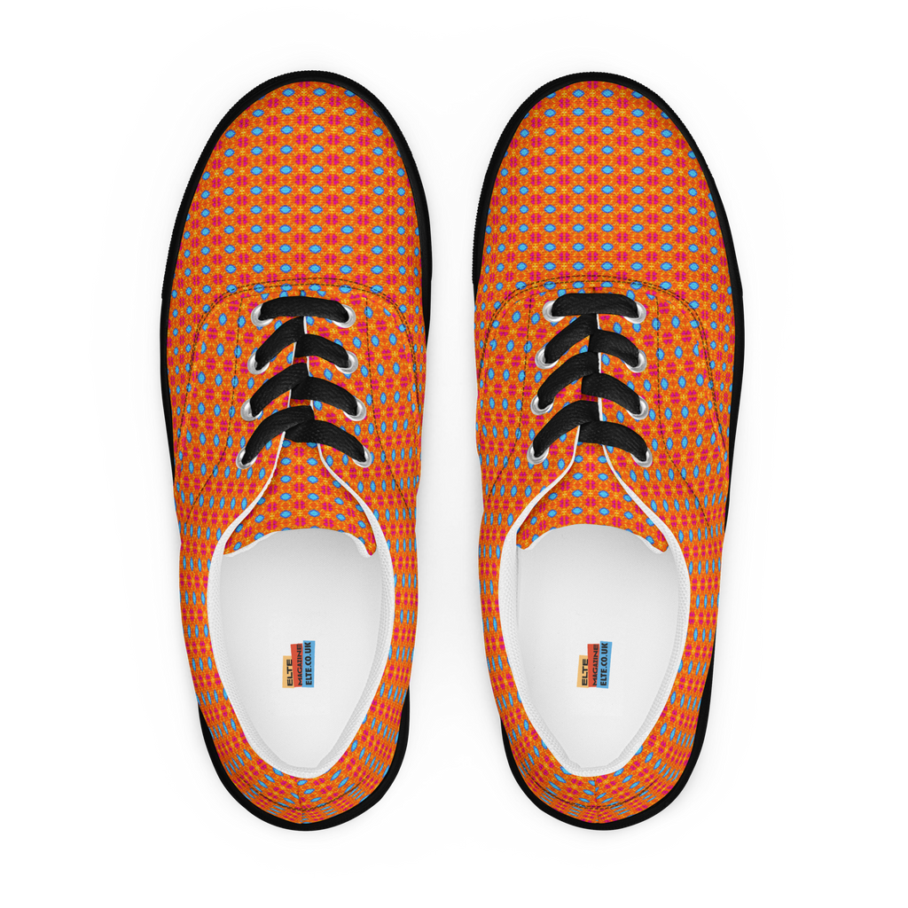 Te Amo Men’s lace-up canvas shoes