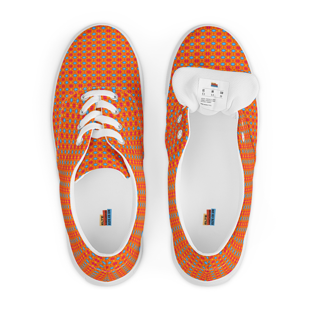 Te Amo Men’s lace-up canvas shoes