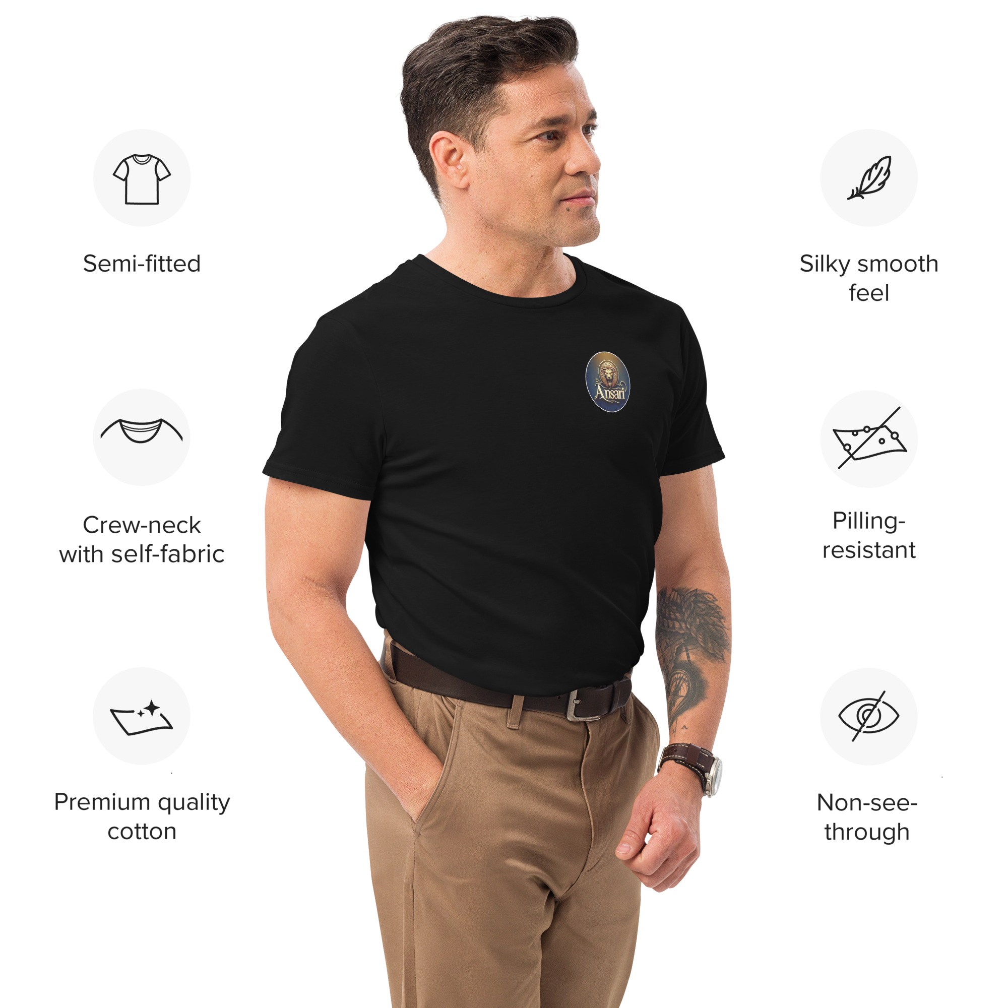 FMK Ansari Men's premium cotton t-shirt