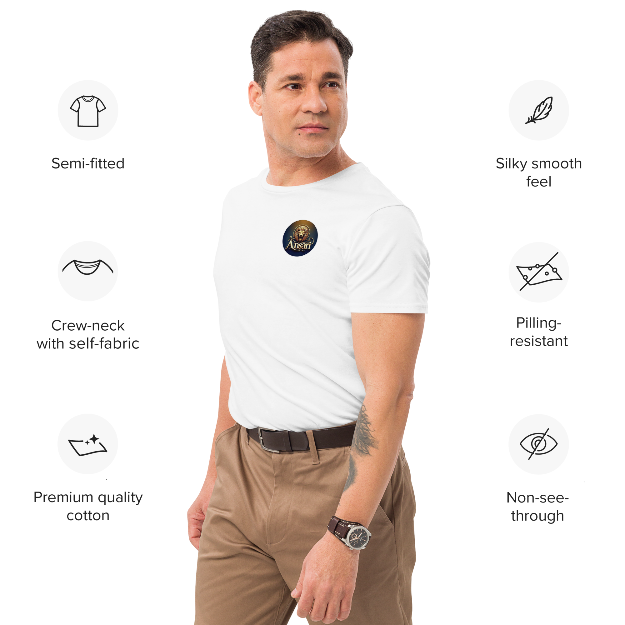 FMK Ansari Men's premium cotton t-shirt