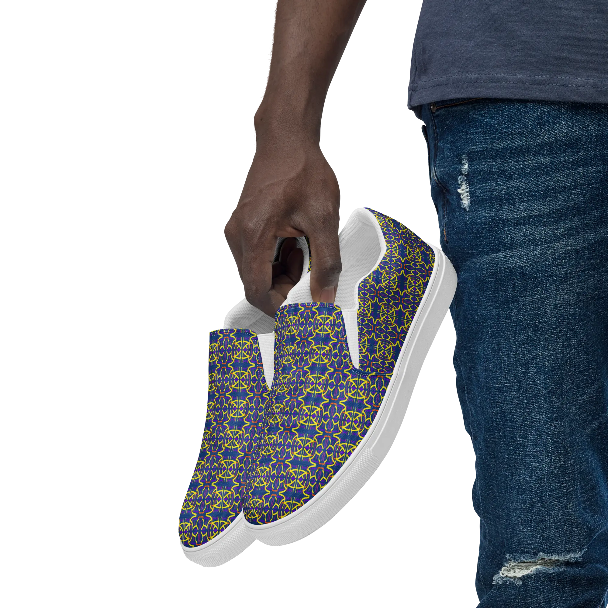 Direct slip-on canvas shoes