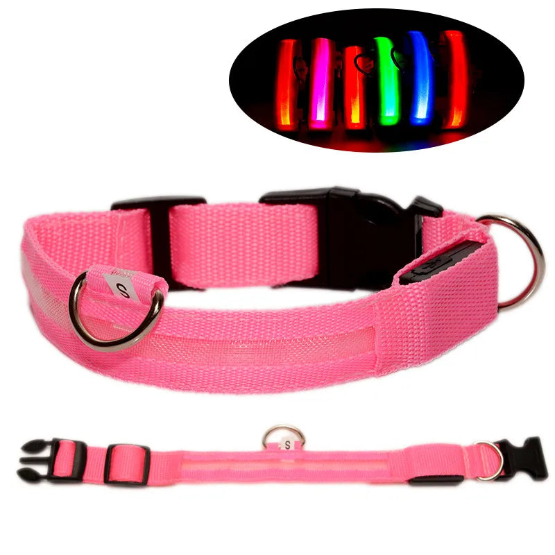 casual polyester solid color pet collar
