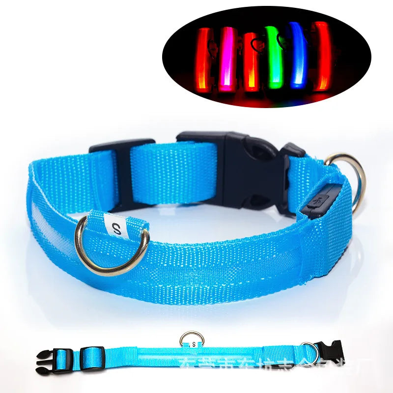 casual polyester solid color pet collar