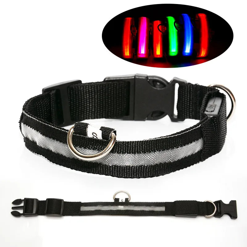 casual polyester solid color pet collar