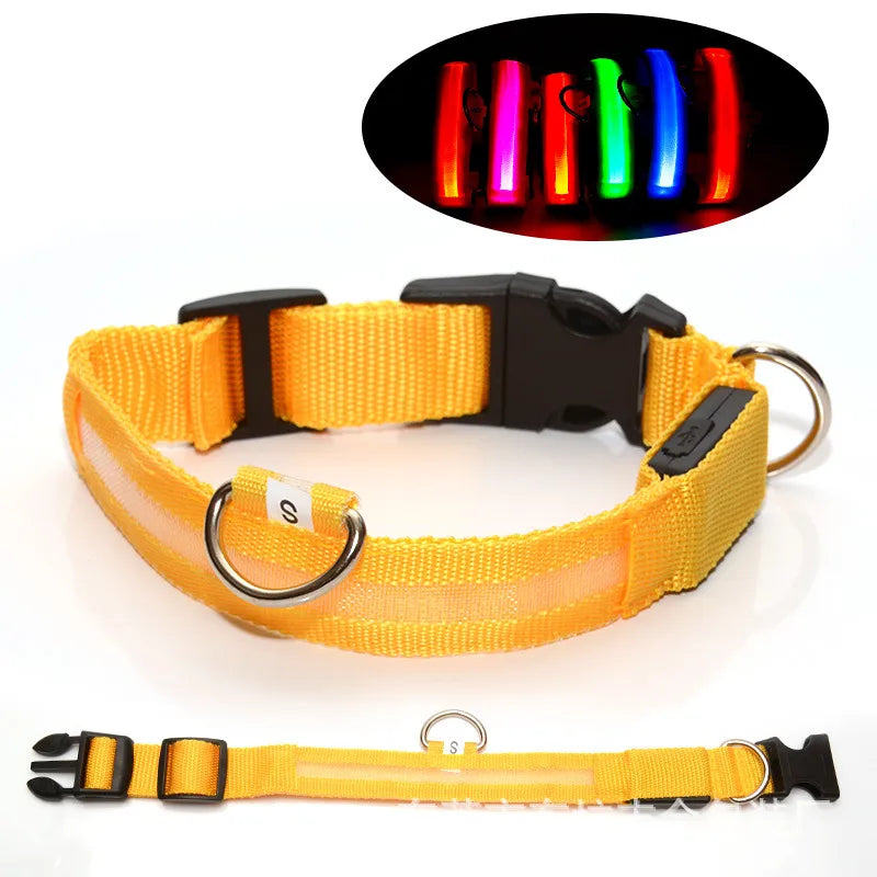 casual polyester solid color pet collar