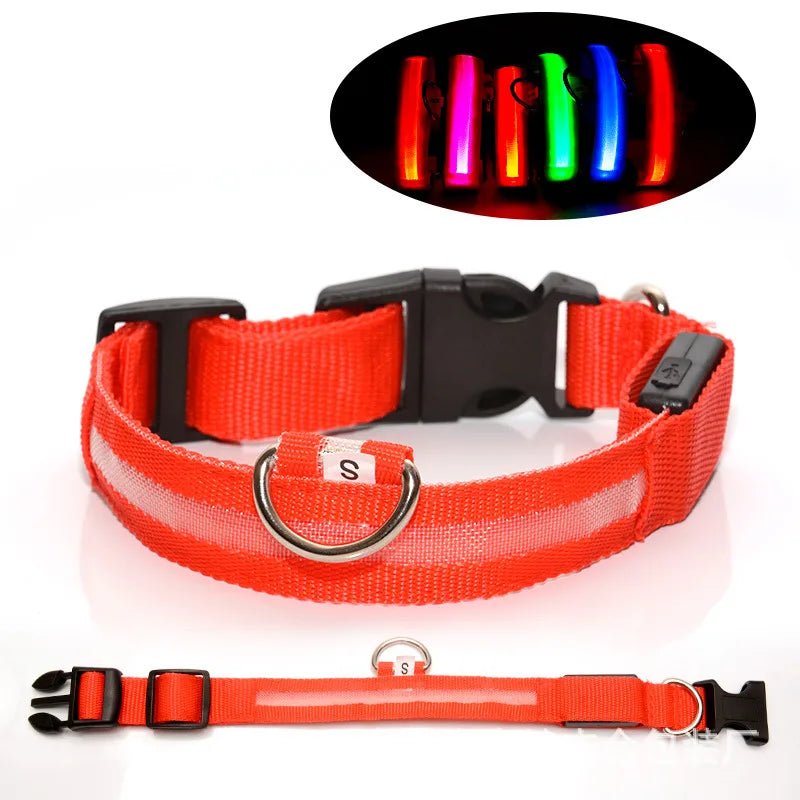 casual polyester solid color pet collar